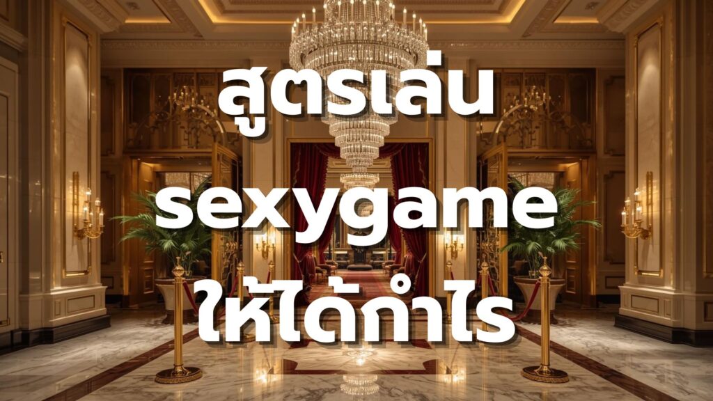 สูตรเล่นsexygameให้ได้กำไร